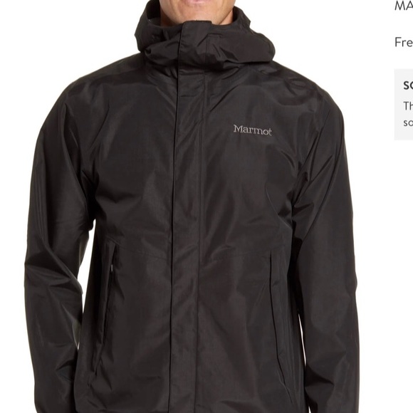 NWOT MarmotMen's Phoenix EVODry JacketBlack Size S - Picture 1 of 13